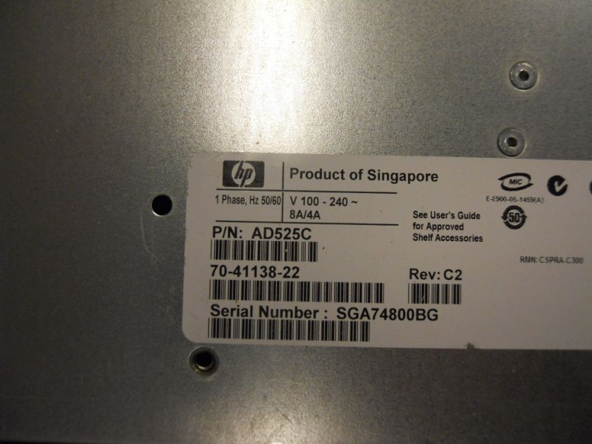 HP 390856 006 HSV200 B 4GB Controller for EVA4100/6100  