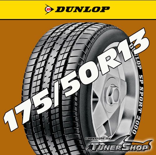 175/50   13 Dunlop SP 2000 Tire 50R13 R13 50R  