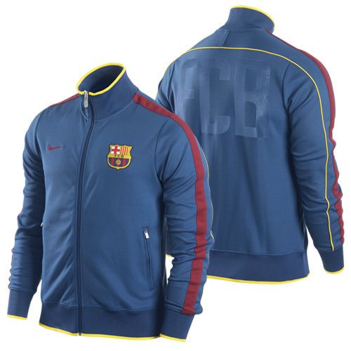 Nike FC BARCELONA LU JACKET 2011 2012 SOCCER NEW  