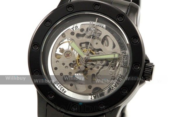 IK Colouring Automatic PVD Black Wristwatch/Watch 98232  