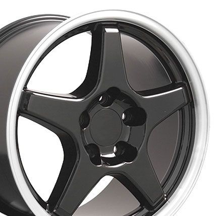 17 Rim Fits Corvette Black ZR1 Wheel 17 x 9.5  