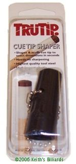 Tru Tip TruTip Shaper/Scuffer Pool Cue Stick Tool NEW  