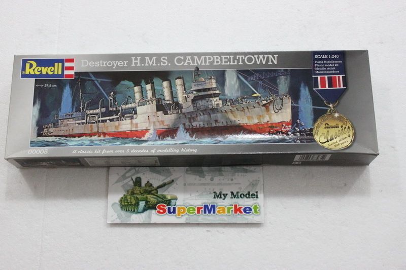 Revell 1/240 00005 Destroyer H.M.S. CAMPBELTOWN  