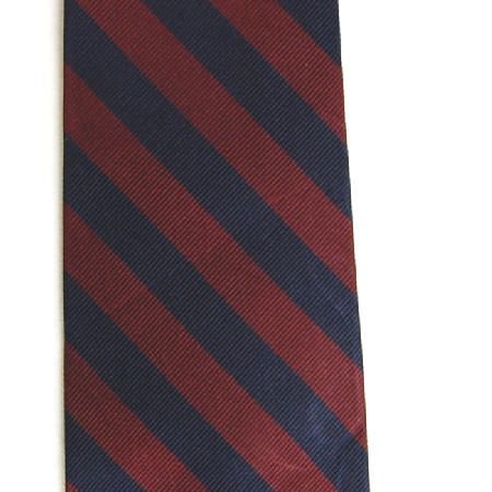 BROOKS BROTHERS RED NAVY BLUE STRIPE SILK NECK TIE  