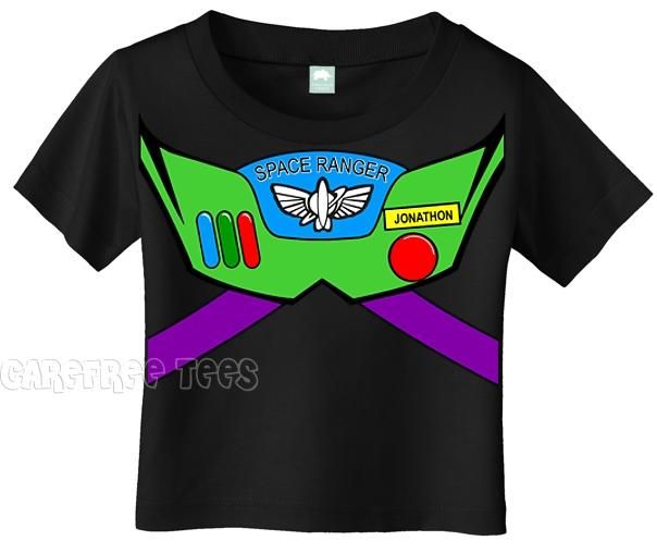 BUZZ LIGHTYEAR light year Space Ranger spacesuit tshirt  