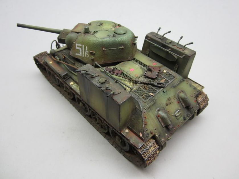   35 RUSSIAN WWII OT 34 RUSSIAN BREAKTHROUGH FLAMETHROWER TANK  