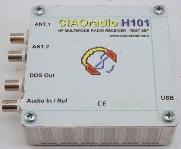 CIAOradio H101 HF 0.1–30 MHz MULTIMODE SDR RADIO RECEIVER   TEST SET 