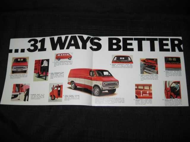 1971 Dodge Fargo Tradesman Van Catalog Sales Brochure  