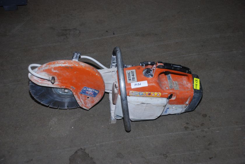 STIHL TS400 TS 400 CONCRETE CUTTING SAW, TESTED INV=1082  