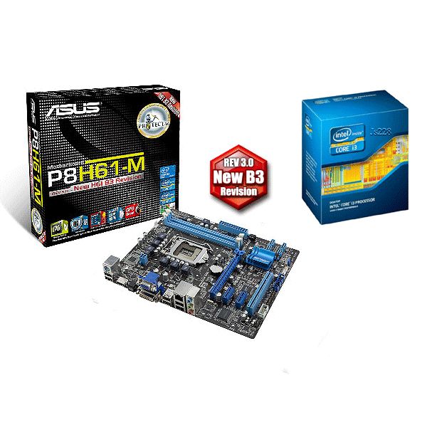 Intel Core i5 2400 Cpu + Asus P8H61 M Rev.3.0 Combo  