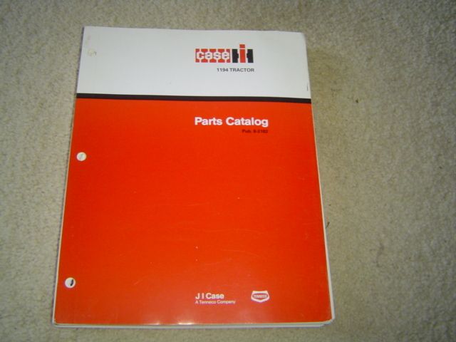 CASE IH CASEIH 1194 tractor parts catalog manual book  