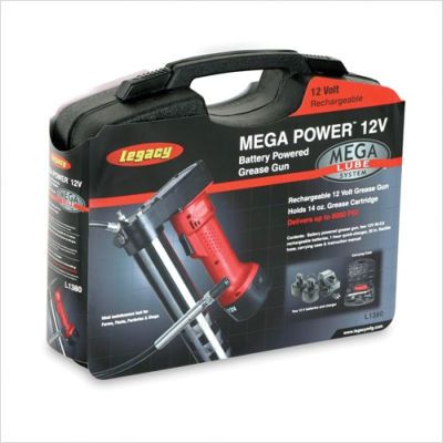   Mega Power 12 Volt Battery Powered Grease Gun Set of 2 L1380  