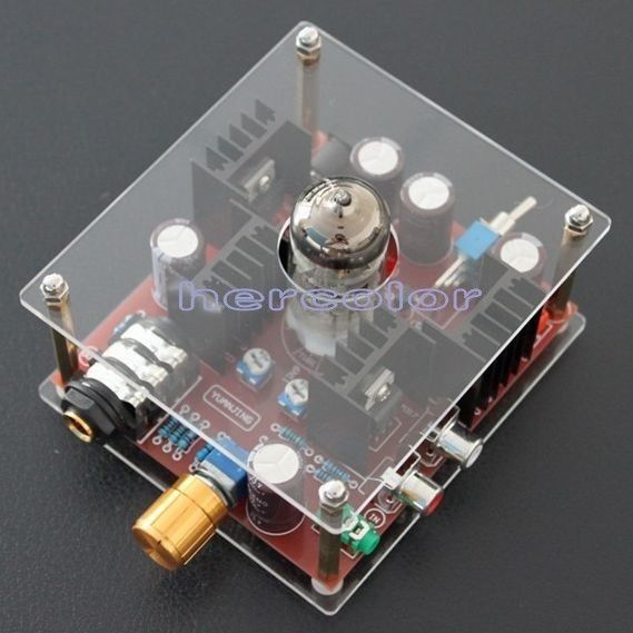 6N11 Hi Fi Class A Hybrid Tube Stereo Headphone Amplifier Amp /w Power 