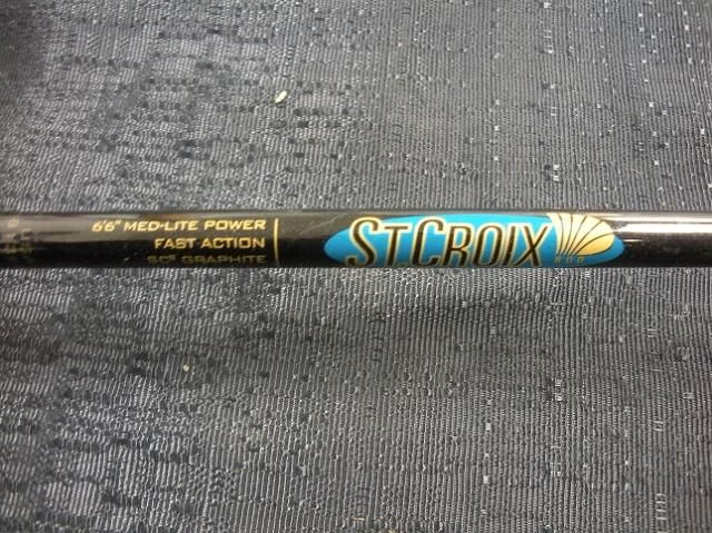 ST. CROIX PREMIER PS66MLF SPINNING ROD  USED  VERY GOOD  