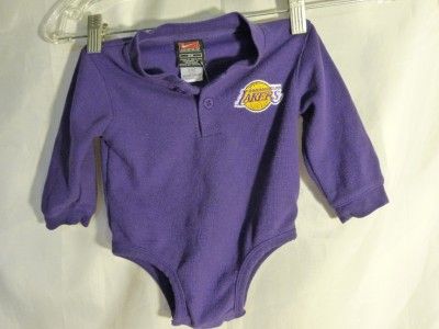 VINTAGE LOS ANGELES LAKERS ONE PIECE NIKE 12M  