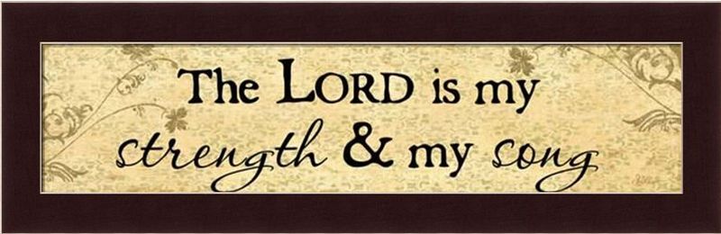 Lord Is Me Strength and My song by Jennifer Pugh Inspirational 4x16 