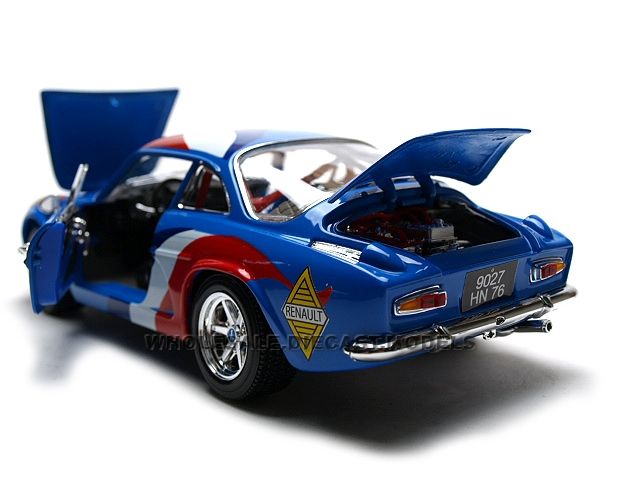 1971 RENAULT ALPINE A110 1600S #108 BLUE 118 DIECAST  