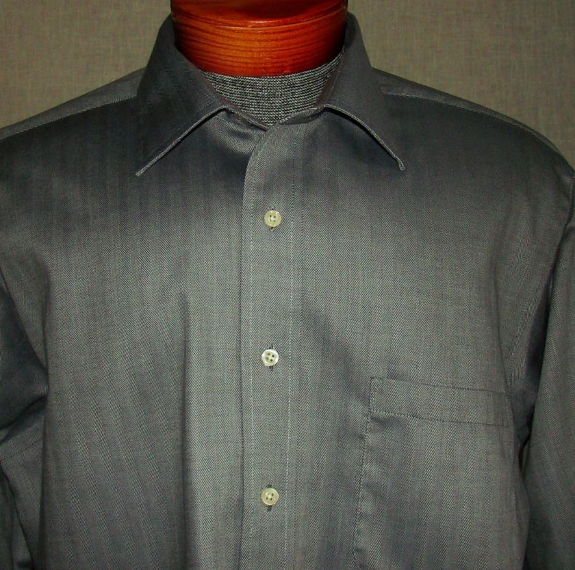 OUTSTANDING MENS CHAPS DRESS OR CASUAL SHIRT XL 17 1/2 35  