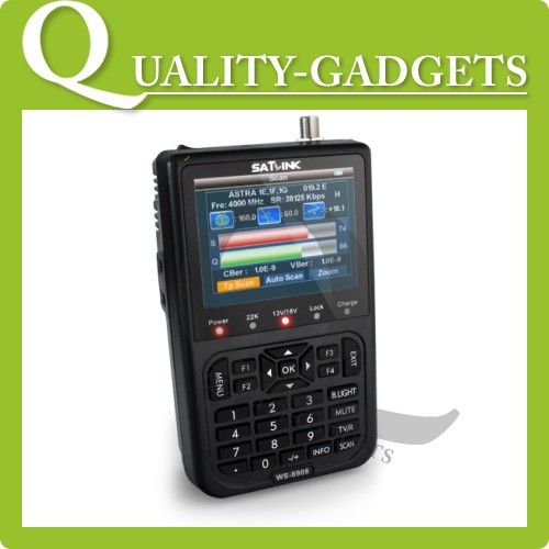 New 3.5 Color LCD Satellite Sat Finder Signal Meter TV 13/18V + Car 