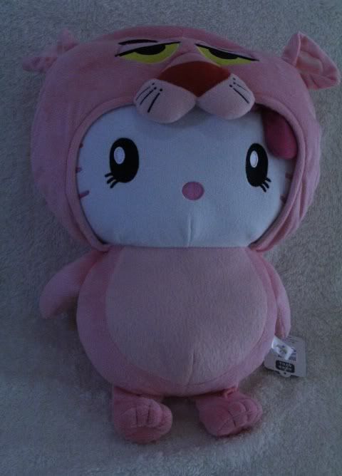 USJ limited Hello Kitty x Pink Panther BIG Plush doll  