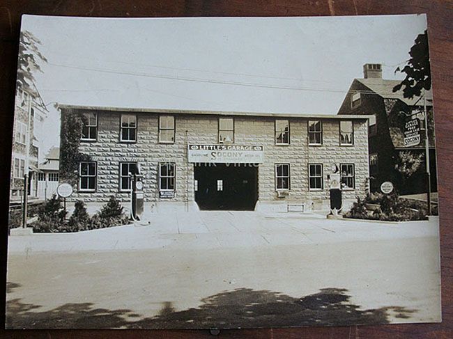 1925 Socony Motor Oil Gas Station Pump Photograph RI  