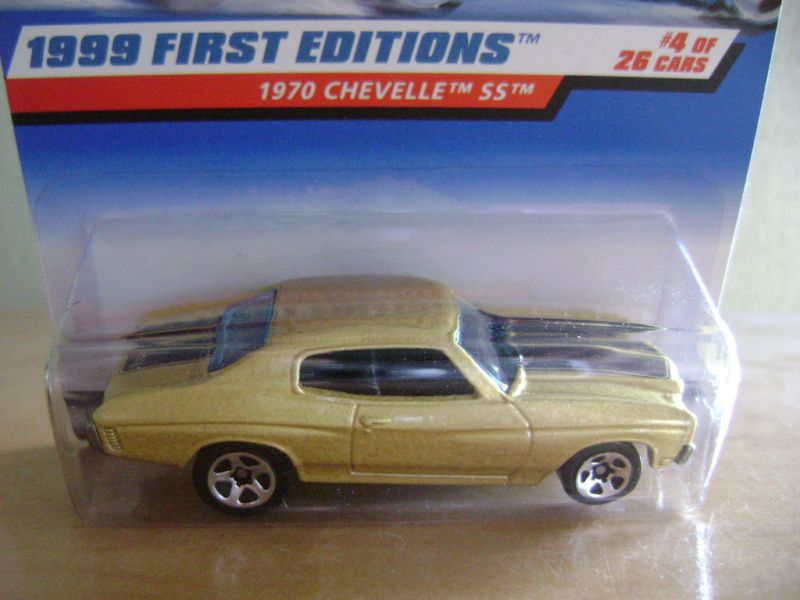 1999 F.EDITIONS 1970 GOLD CHEVELLE SS W STRIPE #4/26  