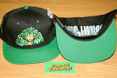 Vintage SHE HULK Marvel Comics snapback hat NWT 1993  