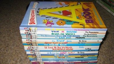 Lot of 75 Dr. Seuss Bright and Early Beginner HC Books  