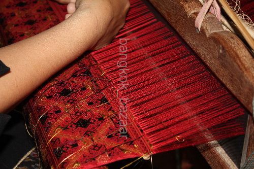 research of Thai silk production we were able to witness first 