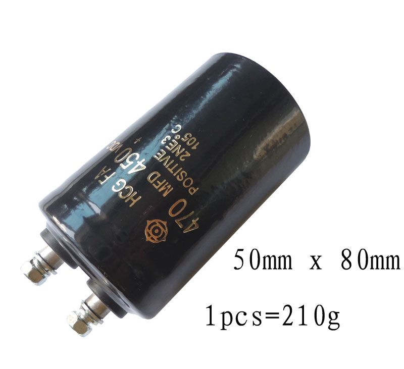 450v 470uf Electrolytic Capacitor Radial 50x80mm x 1*  