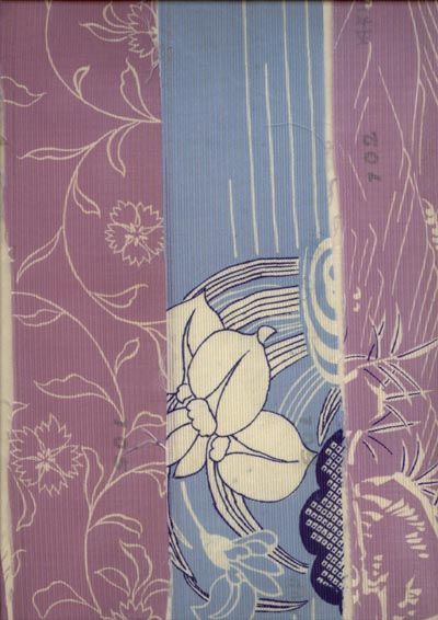 RARE ORIGINAL SILK SAMPLES ALBUM  Japanese Kimono 1900  