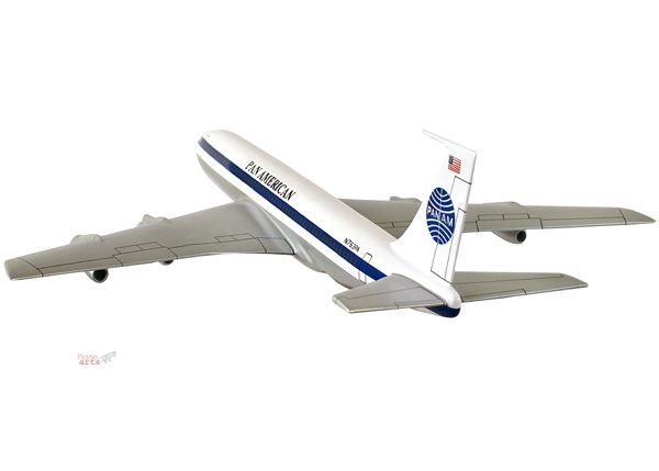 Boeing 707   Pan Am Wood Desktop Airplane Model  