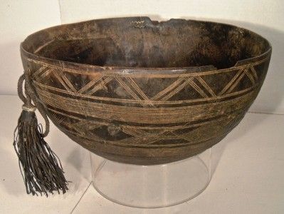 LOVELY EARLY 20th CENTURY TUAREG BOWL  NIGER  