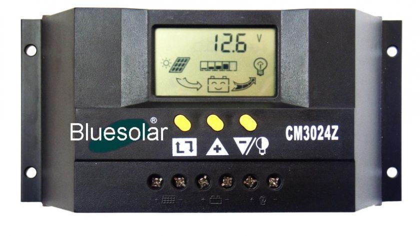 24A 600W Solar Panel Power Controller Regulator 12V/24V  