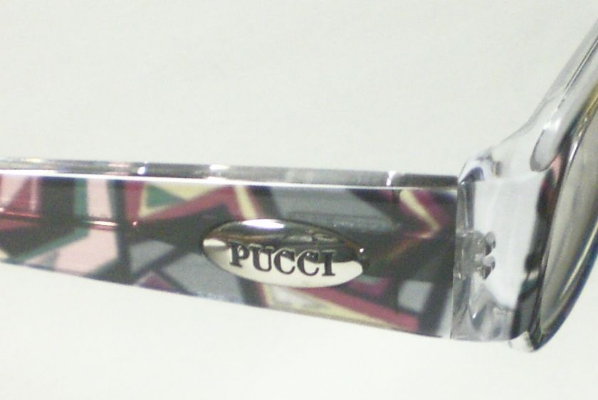 EMILIO PUCCI 2638 PURPLE CLEAR 967 NEW EYEGLASSES S52  