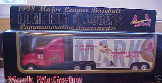 1998 White rose Mark Mcgwire Cardinals 18 WHEELER/Box  