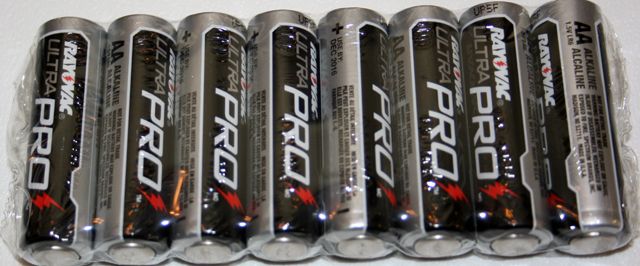 Racers Edge Rayovac AA Batteries Ultra Pro 8 ~RCE2806  