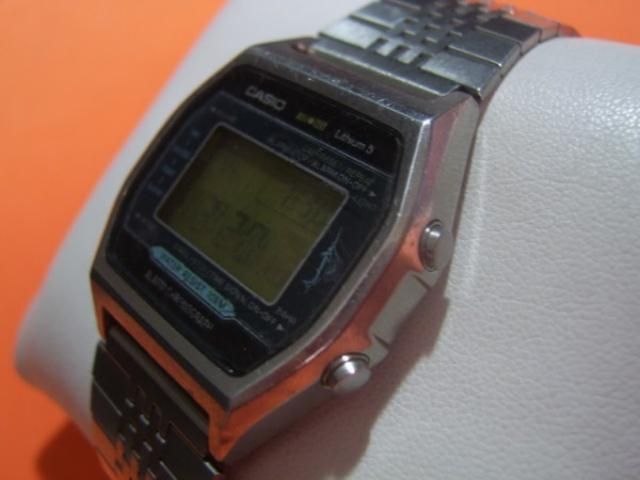 80s CASIO MARLIN 100M ( W 150 H101 MODULE 106 ) S.STEEL  