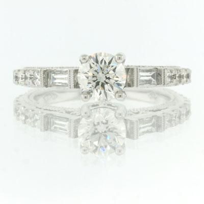 71ct Round Cut Diamond Engagement Anniversary Ring  