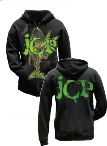 INSANE CLOWN POSSE GLOW IN THE DARK WRAITH ZIP HOODIE  