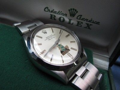 RARE 1979 Rolex AirKing Early Winn Dixie Logo Dial Watch Mint 