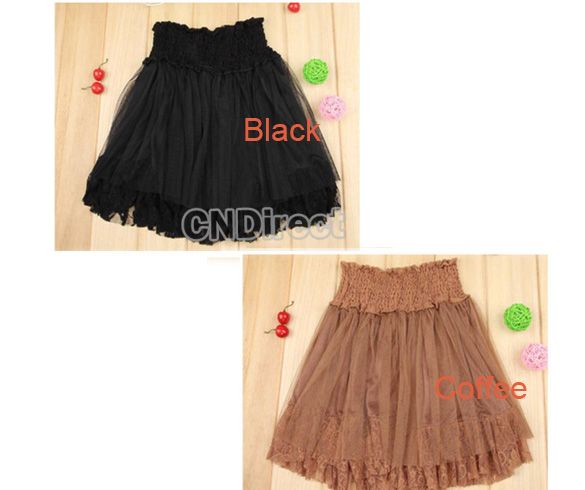 Lady Sexy Girl Layer Tiered Lace Tulle Tutu Mini Waist Cake Fashion 