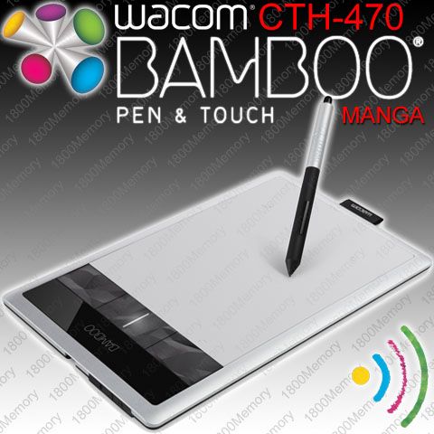 Wacom Bamboo Pen CTL 470 3G 3rd Gen Small Tablet with Bundled Software 