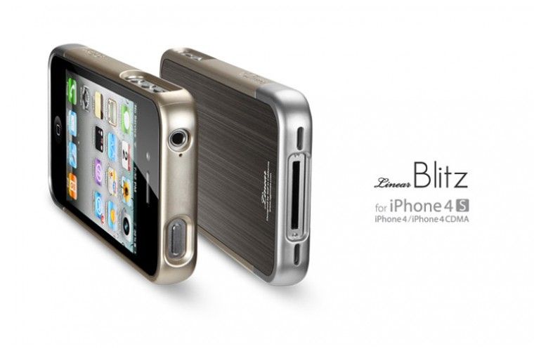 SGP iPhone 4 / 4S Case Linear Blitz Series Gun Metal  