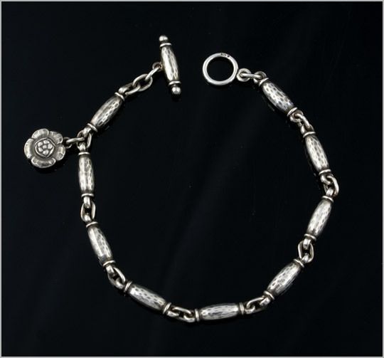 Georg Jensen Silver Bracelet # 43 A   MOONLIGHT BLOSSOM  