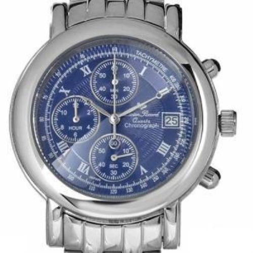 Lucien Piccard Mens Chronograph Blue Dial Watch 26499BL 085785123779 