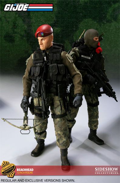 SIDESHOW GI JOE BEACHHEAD 12 FIGURE EXCLUSIVE 750 ES  