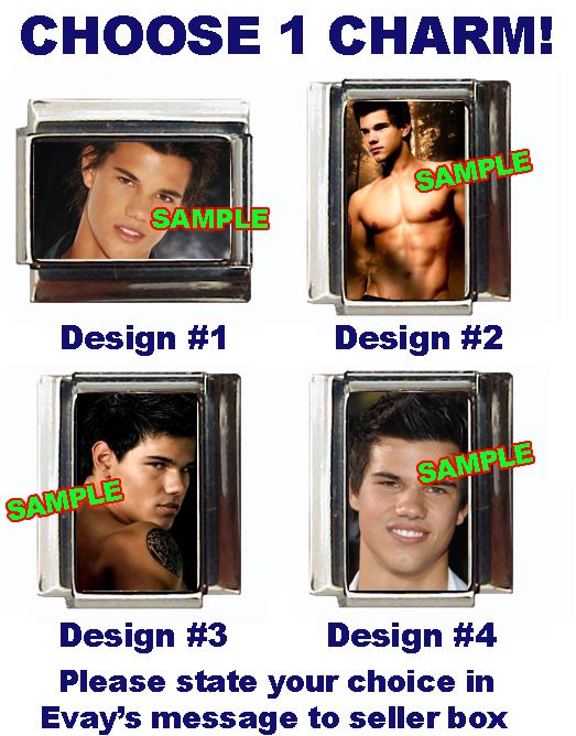 Taylor Lautner Italian Charm Jacob Black Twilight Best  