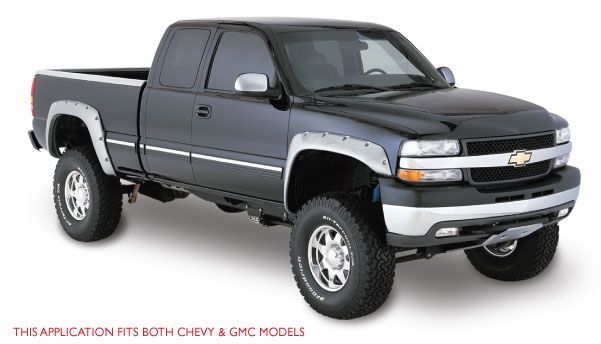 Bushwacker Cut Out Fender Flares 99 06 Silverado/Sierra  