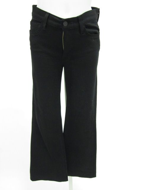 FOR ALL MANKIND Black Ginger Flare Leg Jeans Sz 27  